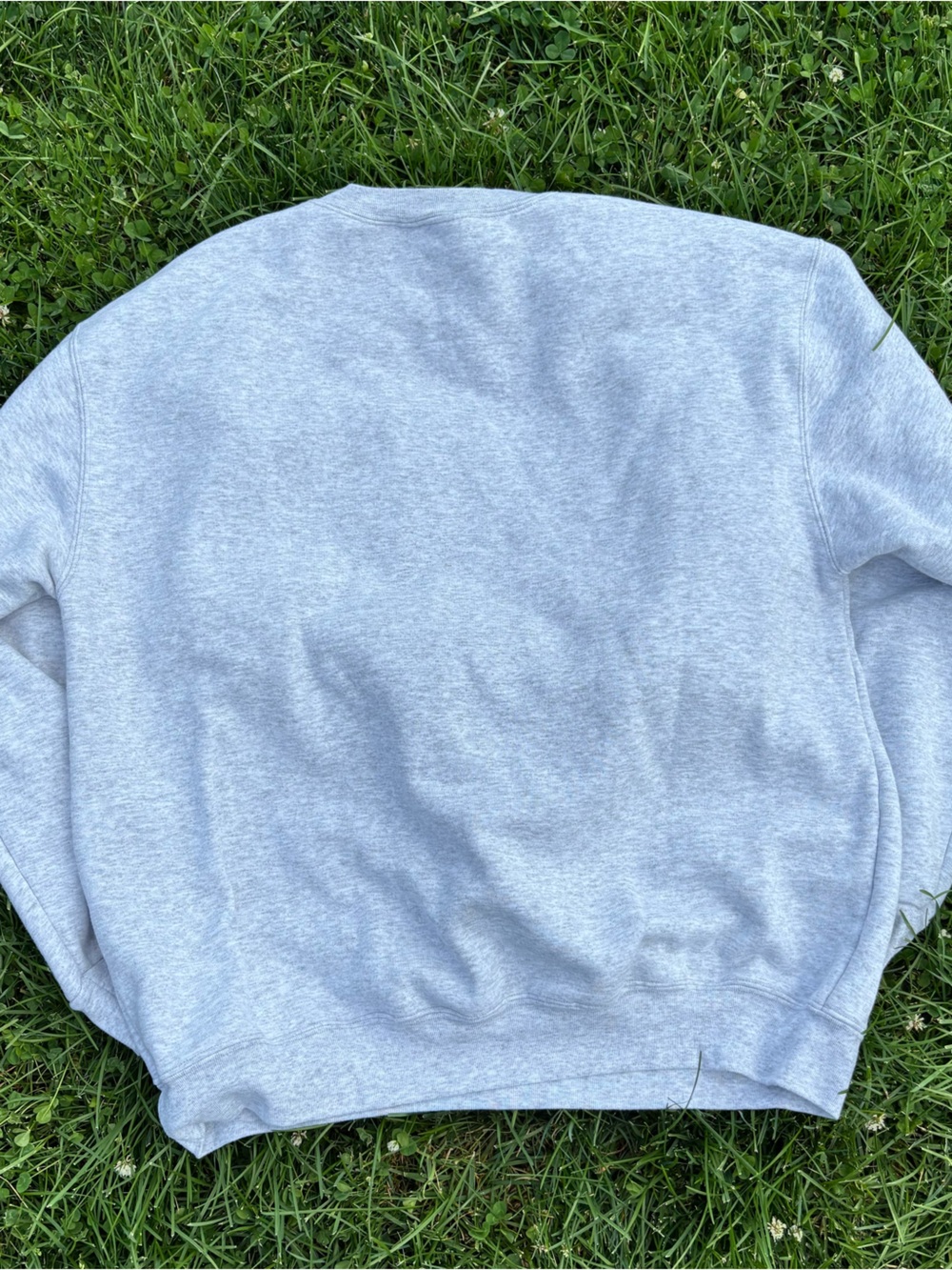 Philadelphia Gray Crewneck Sweatshirt Boathouse Green Embroidered Letter - Picture 6 of 7